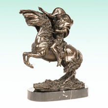 Figura masculina Napoleon Metal Home Deco Bronze Escultura Estátua Tpy-461